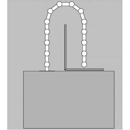 Металлическая лестница между этажами 